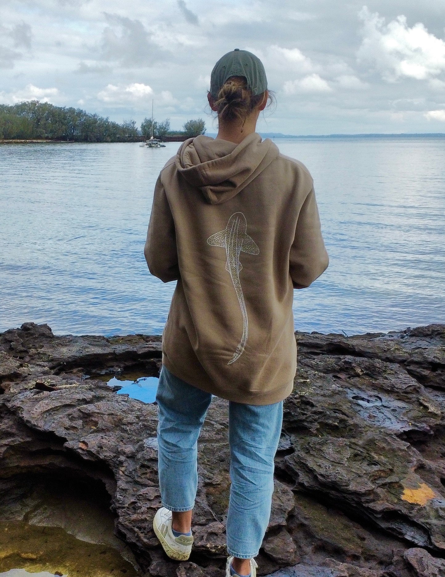 Leopard Shark Hoodie - Printed to Order