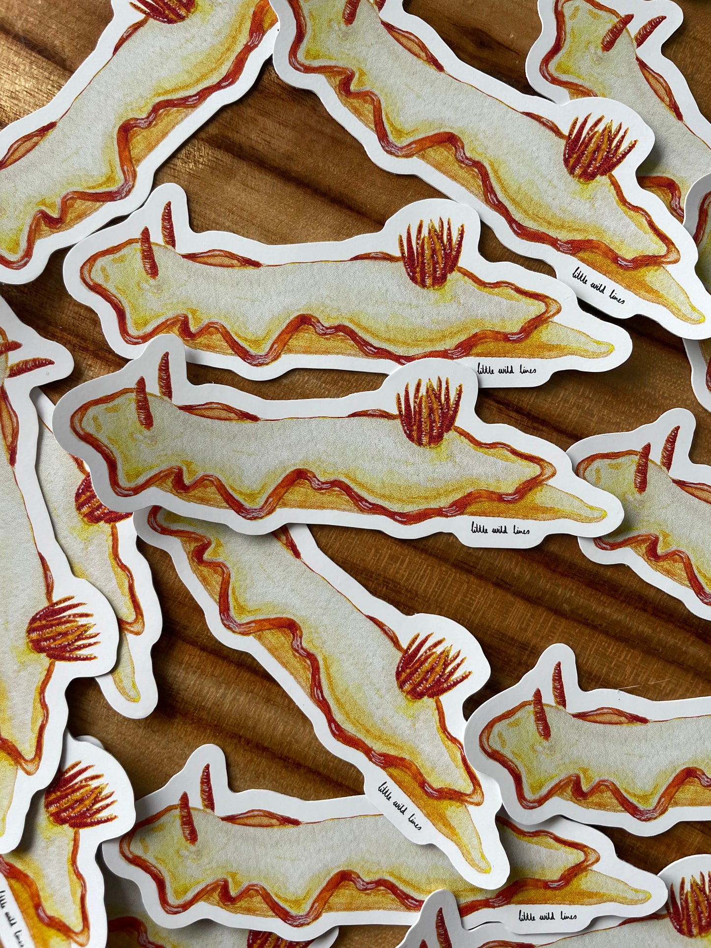 Yellow Nudibranch Sticker